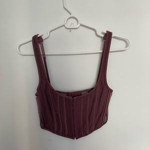 Corset crop top from Urban Outfitters